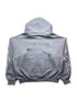 Leather Fleme Hoodie Zip Up